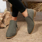 Block Heels Ankle Boots