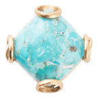 Blue Turquoise Rhombus Statement Ring - Maven Couture Incrings