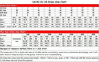 Boho Mermaid Wedding dress size chart showing US, RU, EU, UK sizes with bust, waist, hips measurements in inches and cm