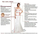 Boho Mermaid Wedding dress in white lace with off-shoulder straps and fitted mermaid silhouette, detailed measurement guide