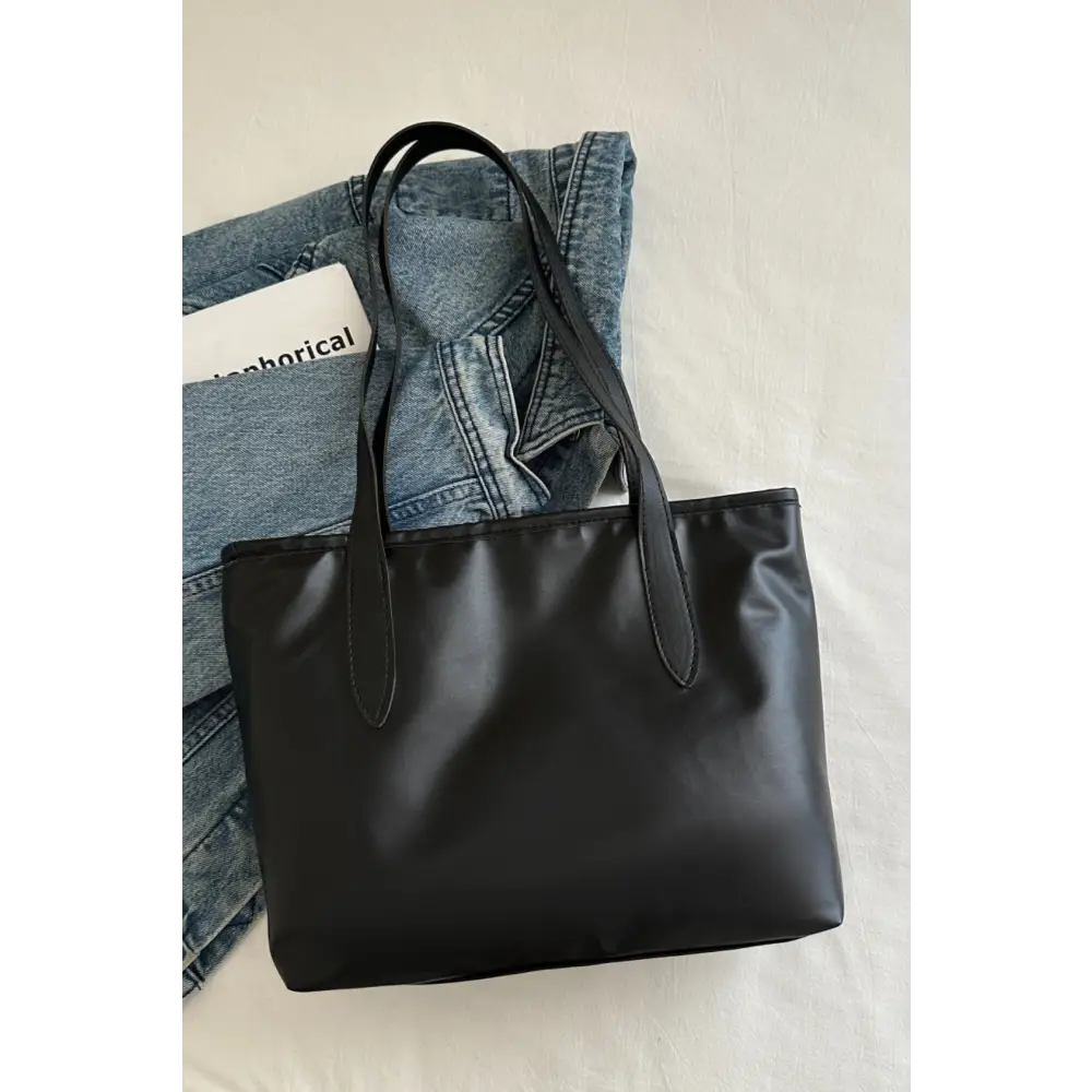 Elevate your style with the bow trim polyester tote bag in luxury fashion $18.99 bag large polyester imported elevate