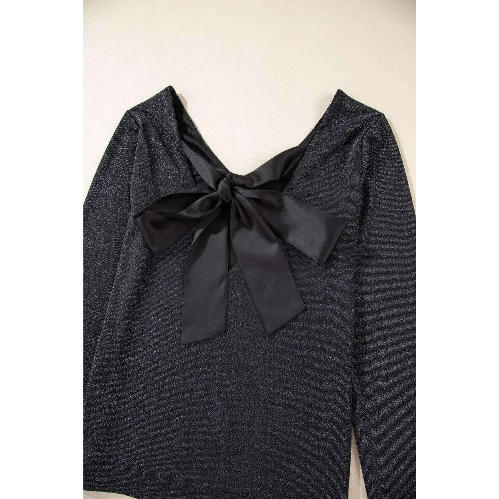 Elegant backless bow top elevates luxury fashion for women $31.12 immerse yourself in elegance with this exquisite bow