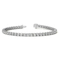 6.00 CTW AGI Certified Lab Grown Diamond Tennis Bracelet – 14K White Gold Overlay - Maven Couture IncBracelets