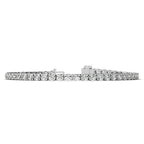 6.00 CTW AGI Certified Lab Grown Diamond Tennis Bracelet – 14K White Gold Overlay - Maven Couture IncBracelets