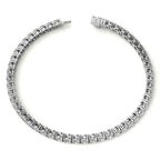 6.00 CTW AGI Certified Lab Grown Diamond Tennis Bracelet – 14K White Gold Overlay - Maven Couture IncBracelets
