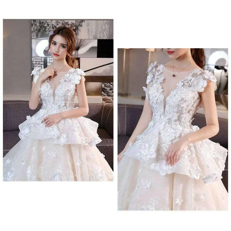 Timeless lace wedding dress in luxury fashion for women $210.99 fabric lace * url(#default#vml) / }o\ url(#default#vml)