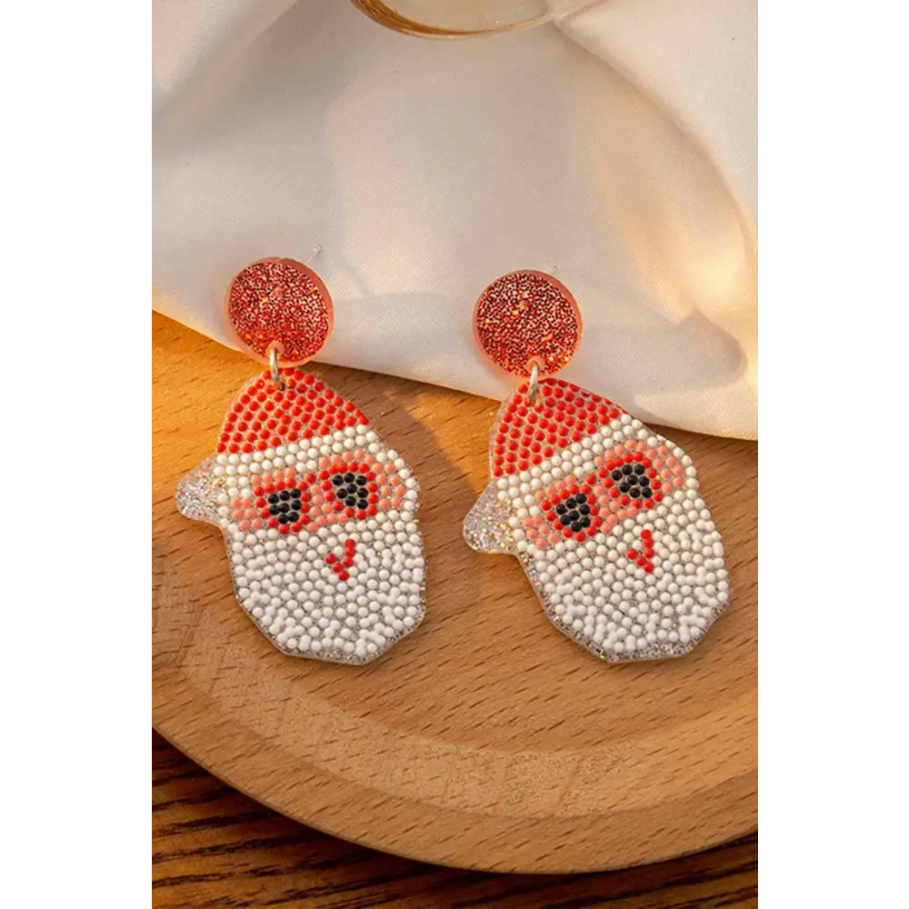 Elevate your style with timeless santa claus earrings in luxury fashion for women $5.58 acrylic elevate your holiday