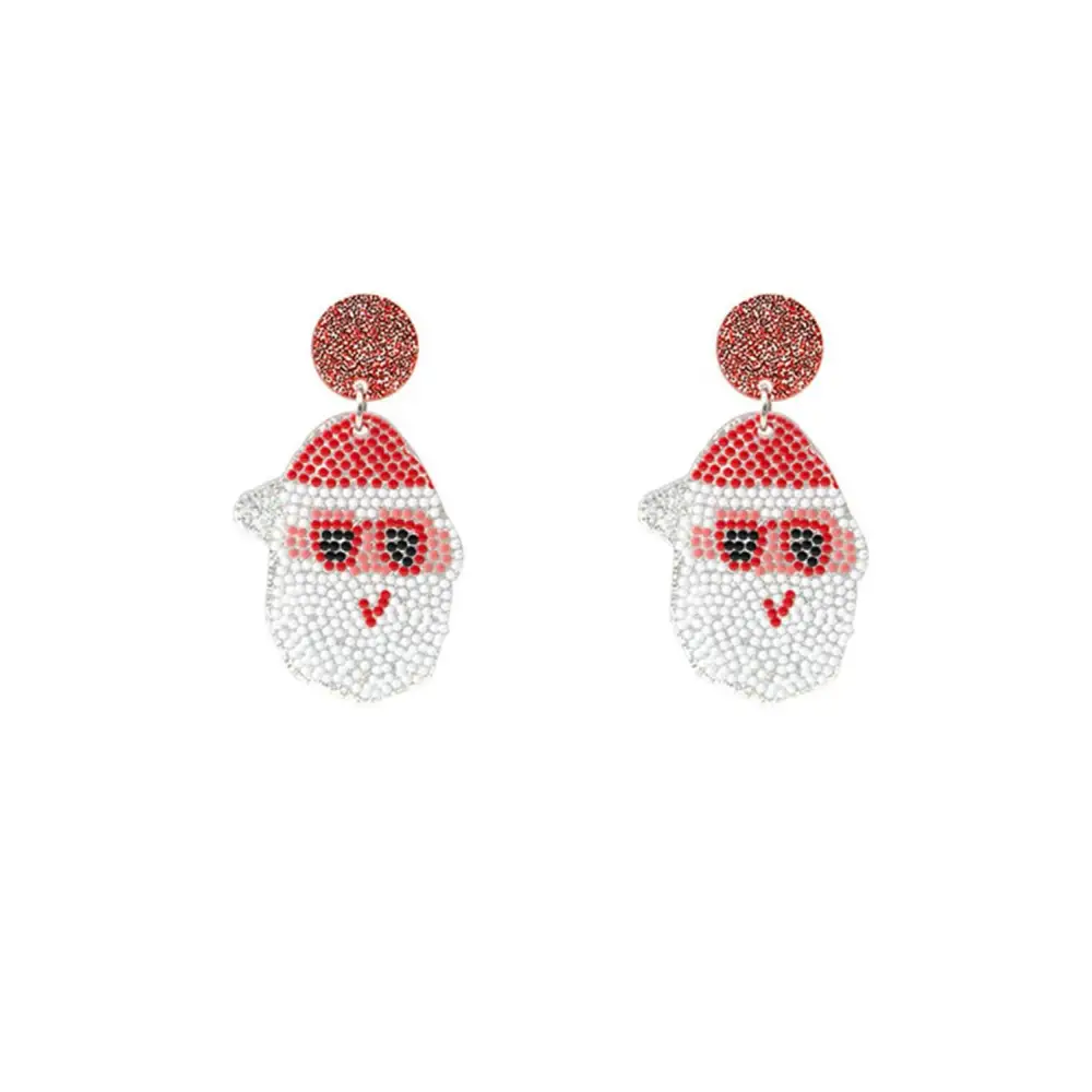 Elevate your style with timeless santa claus earrings in luxury fashion for women $5.58 acrylic elevate your holiday