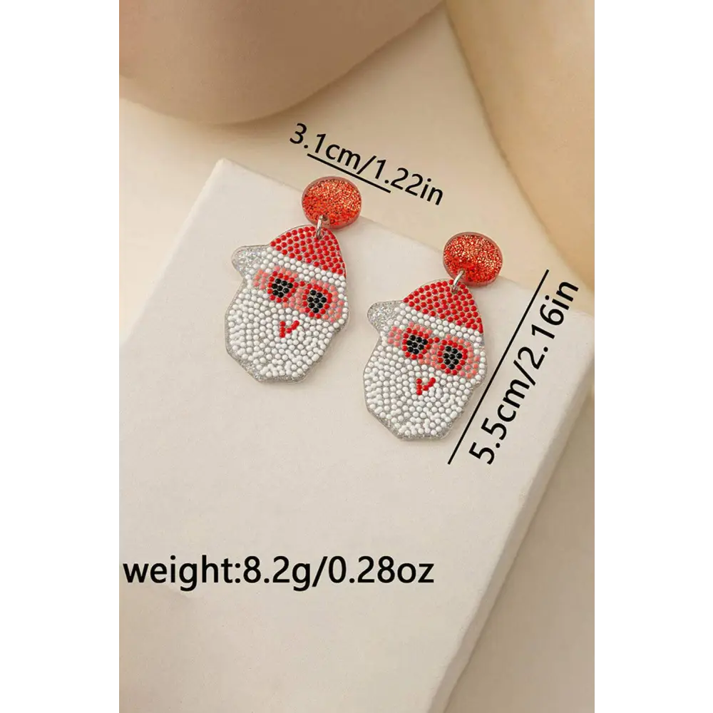 Elevate your style with timeless santa claus earrings in luxury fashion for women $5.58 acrylic elevate your holiday