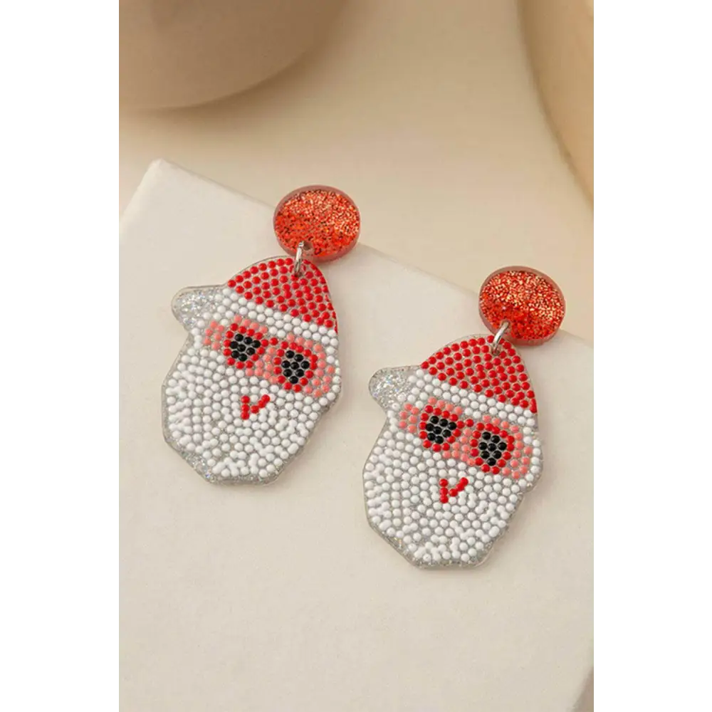 Elevate your style with timeless santa claus earrings in luxury fashion for women $5.59 acrylic elevate your holiday