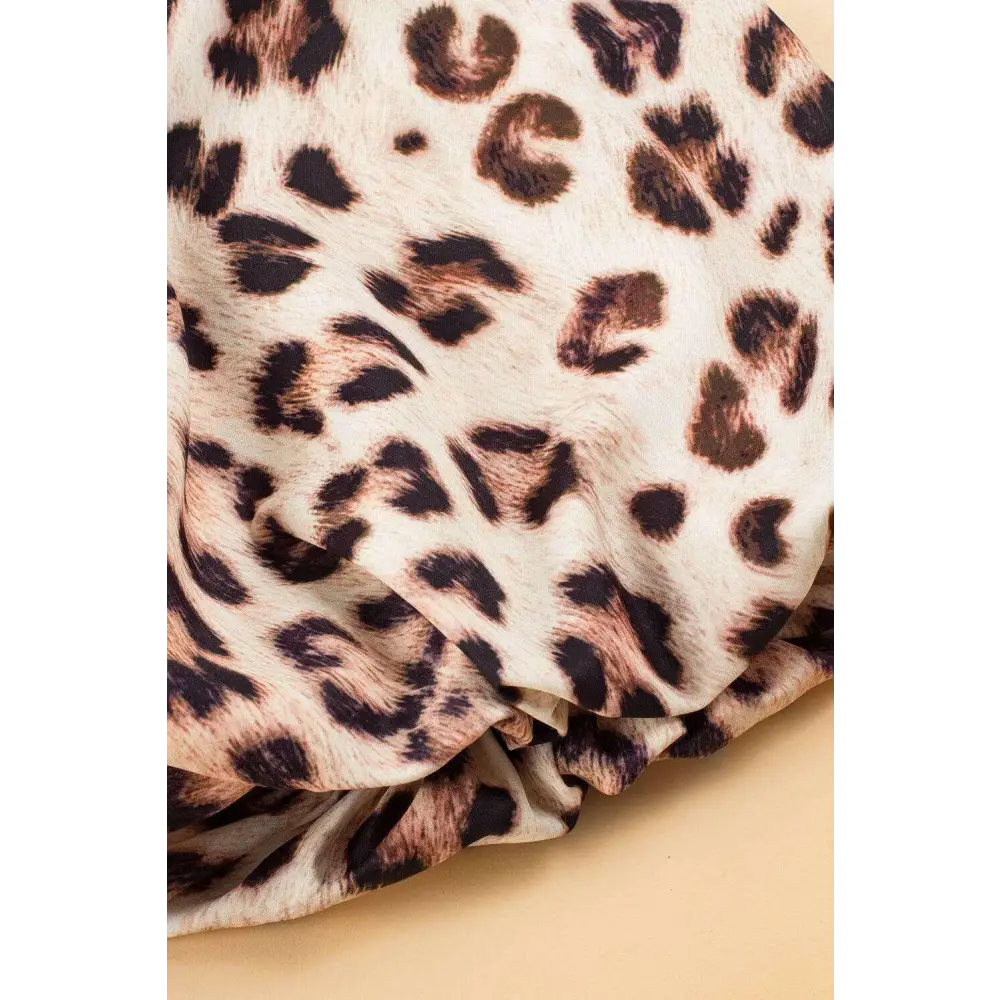 Exquisite pink leopard maxi dress for luxury fashion enthusiasts $68.17 100% polyester the stunning leopard print