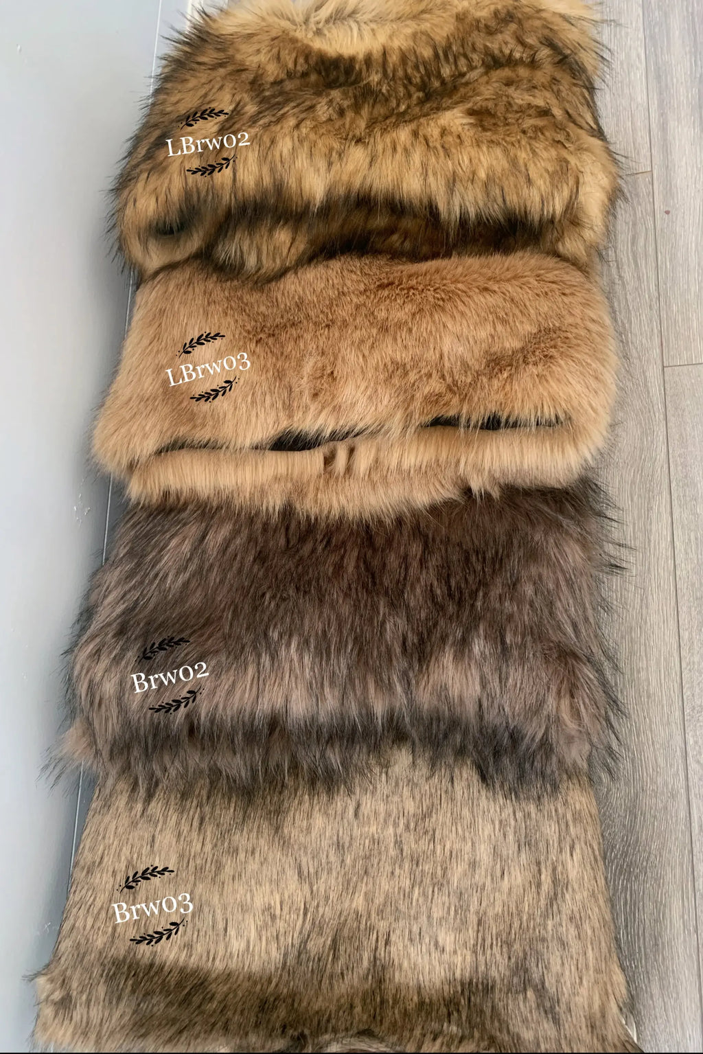 Brown Fur Shawl (Lilian LBrw02)