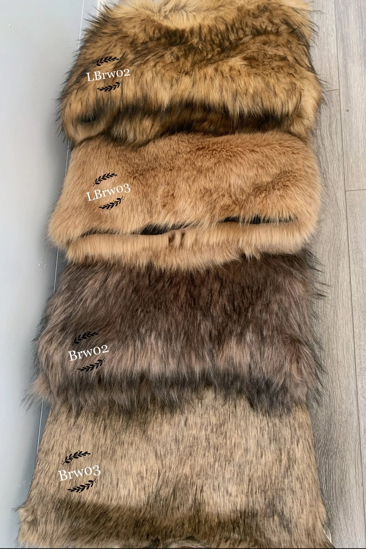 Brown Fur Shawl (Lilian LBrw02)