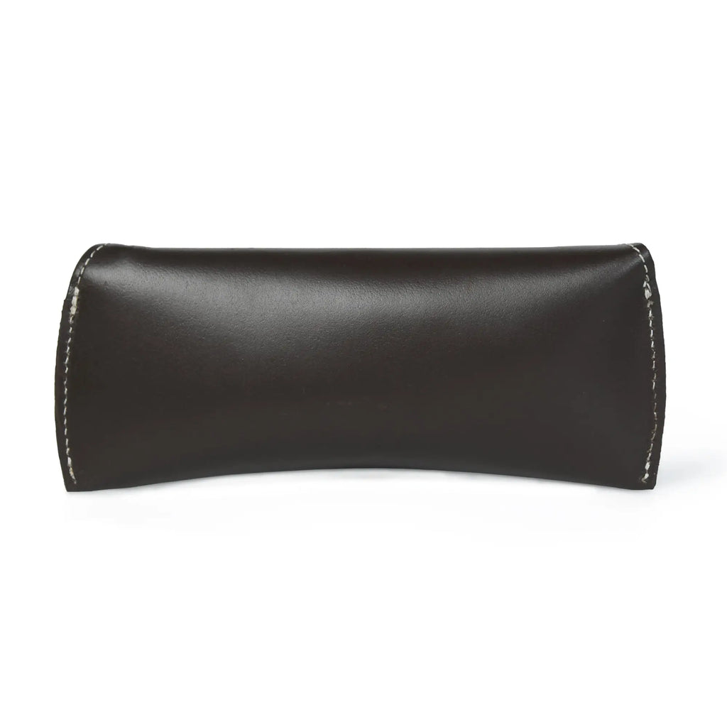 Brown Guard Leather Sunglass Case