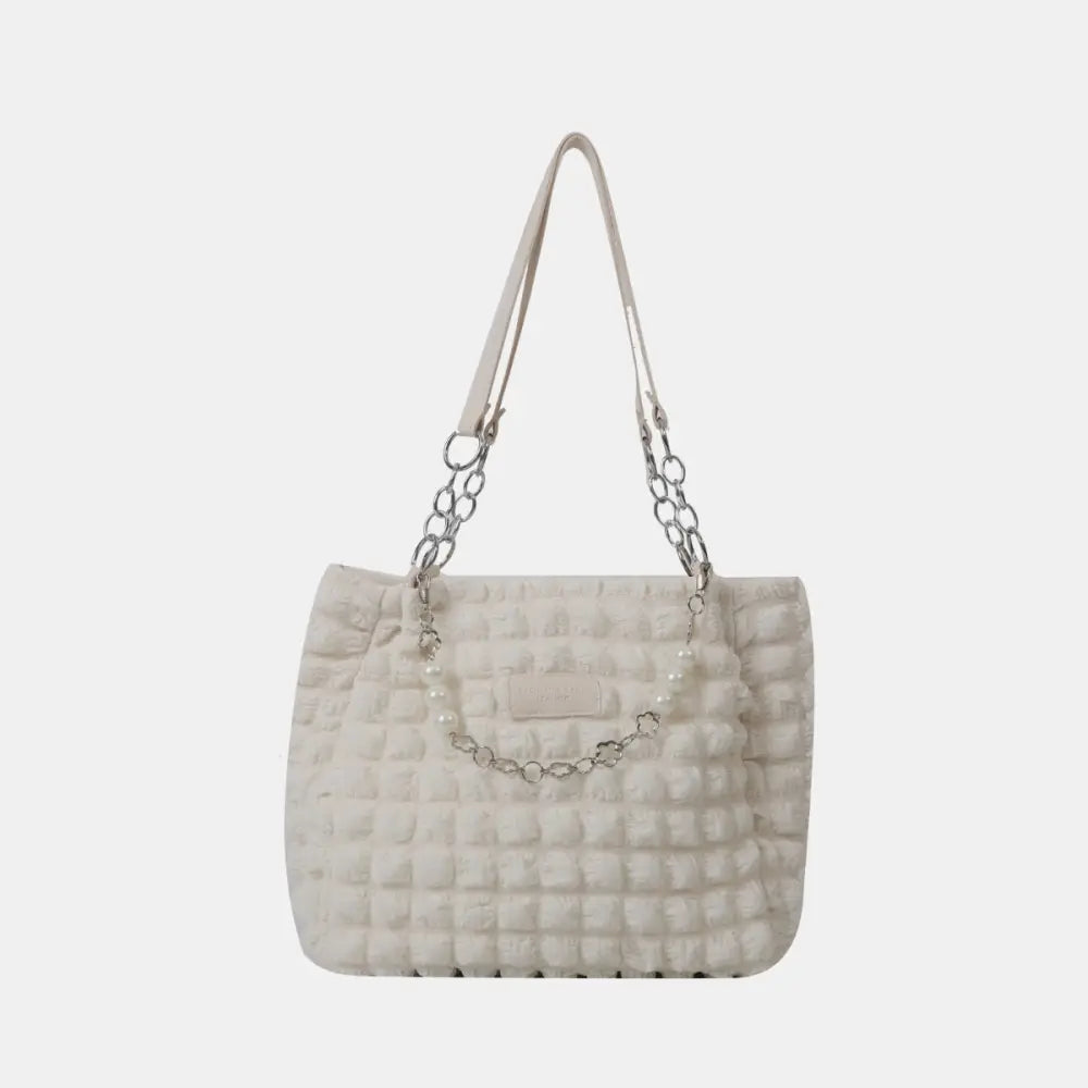 Bubble textured tote bag elevates luxury fashion for women effortlessly $20.99 bag medium polyester imported product