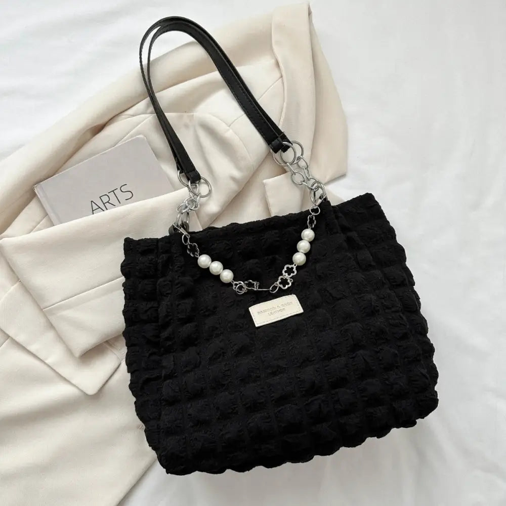 Bubble textured tote bag elevates luxury fashion for women effortlessly $20.99 bag medium polyester imported product