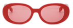 Burberry 4339 3919/84 Red Square Frame Sunglasses 48mm - Maven Couture IncOther
