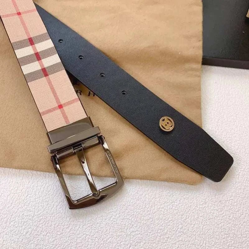 Burberry Leather Vintage Belt - Maven Couture Inc