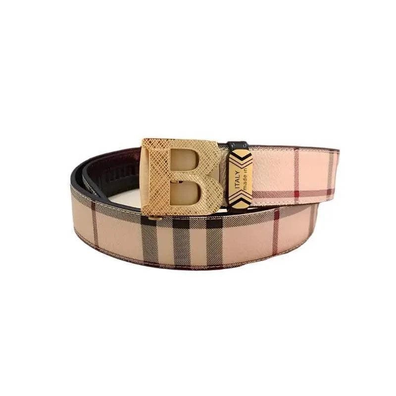 Burberry Leather Vintage Belt - Maven Couture Inc