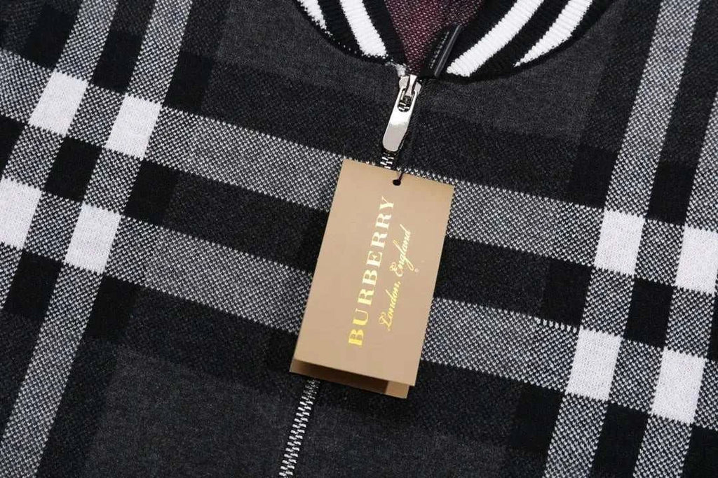 Burberry Vintage Check Bomber Varsity Jacket - Maven Couture Inc