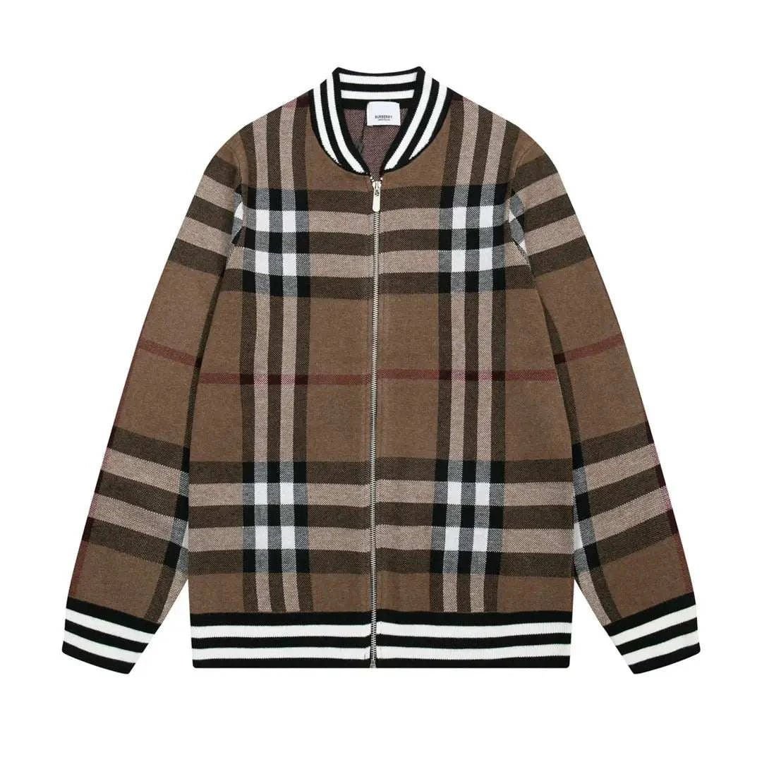 Burberry Vintage Check Bomber Varsity Jacket - Maven Couture Inc