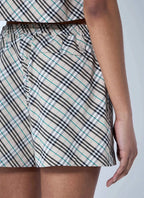 Burberry Women Check Drawstring Shorts - Maven Couture IncBottoms / Pants