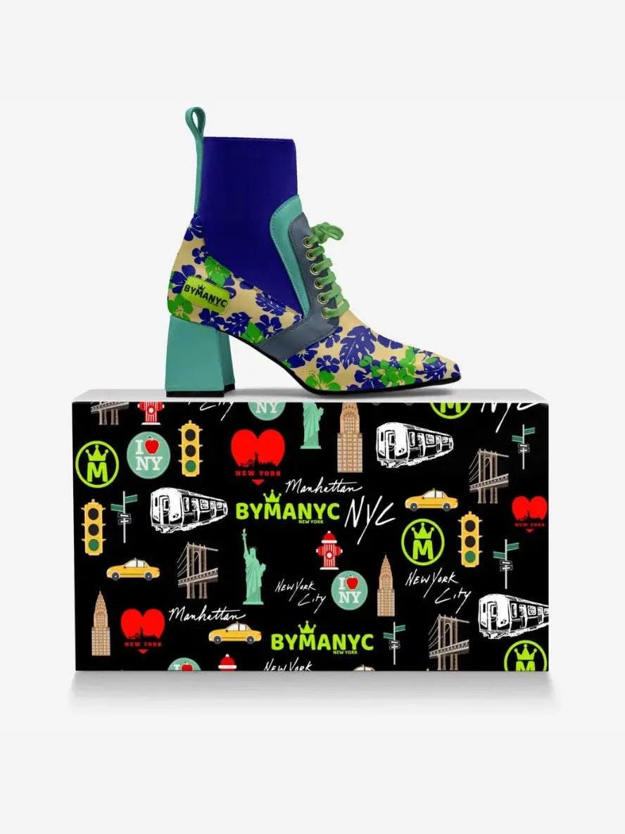 BYMANYC ® NYC Times Square Pulse: Vegan Women's Booties of Intense Luxury - Maven Couture IncWomen's vegan shoes