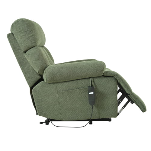 Experience luxury with the oversized power lift recliner chair