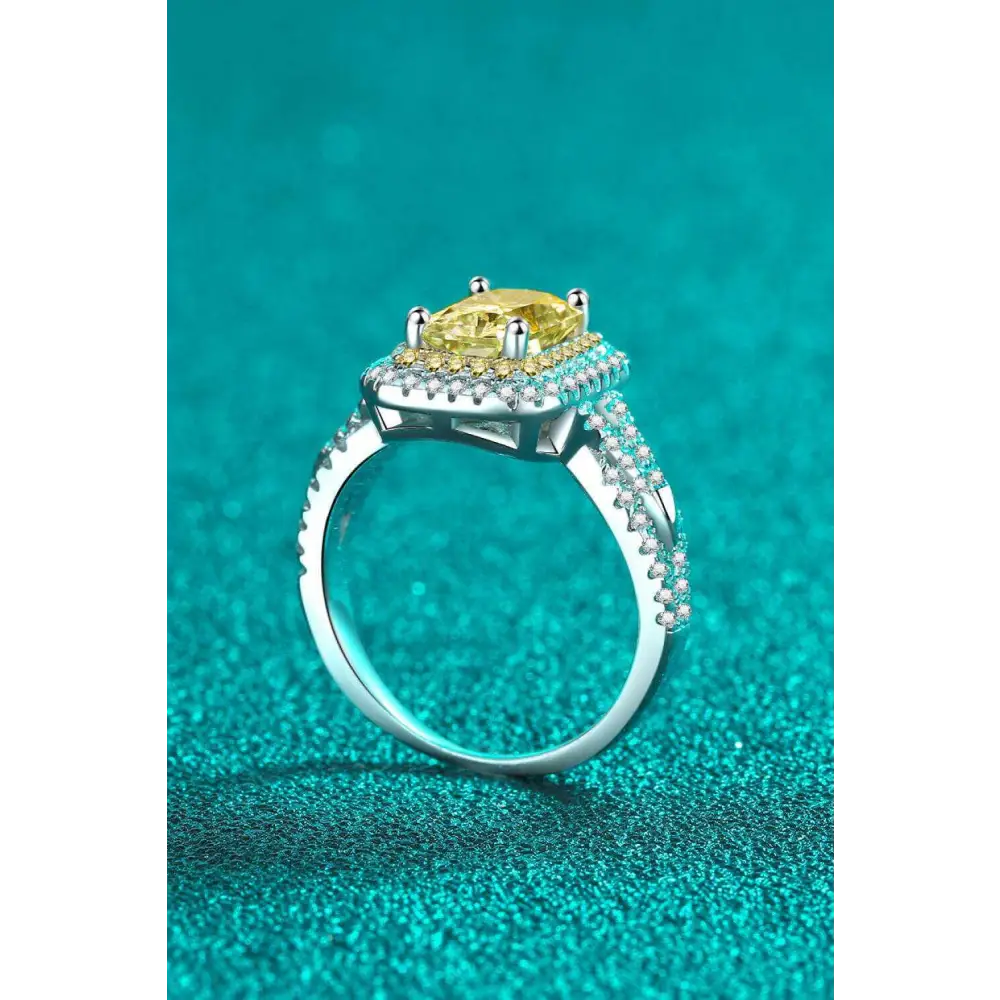 Exquisite shine 2 carat moissanite ring in exclusive luxury fashion $289 indulge in the exquisite elegance