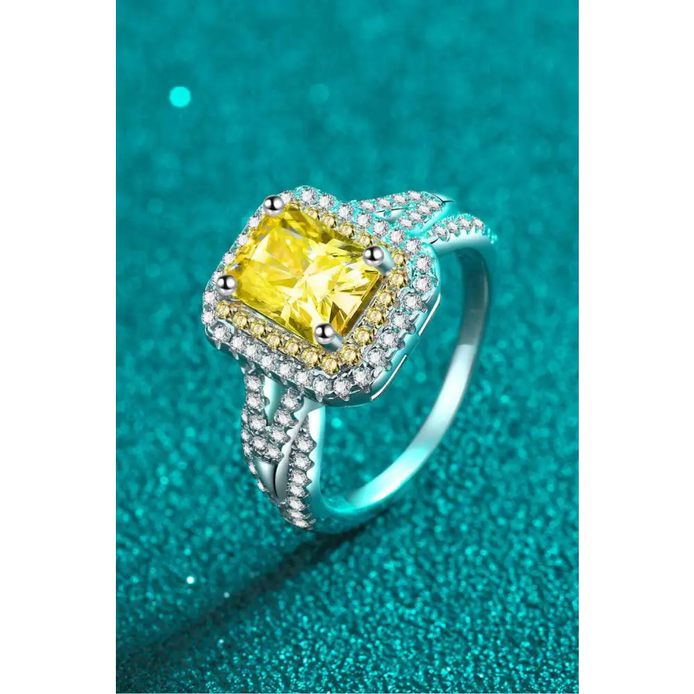 Exquisite shine 2 carat moissanite ring in exclusive luxury fashion $289 indulge in the exquisite elegance