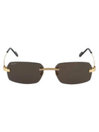 CARTIER Sleek Gold Metal Sunglasses for Men - Maven Couture IncSUNGLASSES