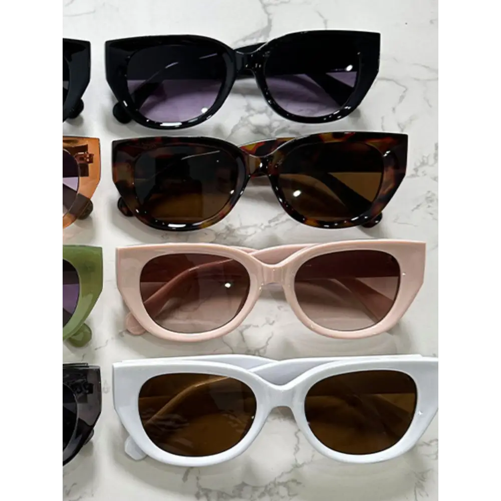 Elevate your look with cat eye polycarbonate frame sunglasses today $13.99 1-piece uv uv400, ensuring your eyes