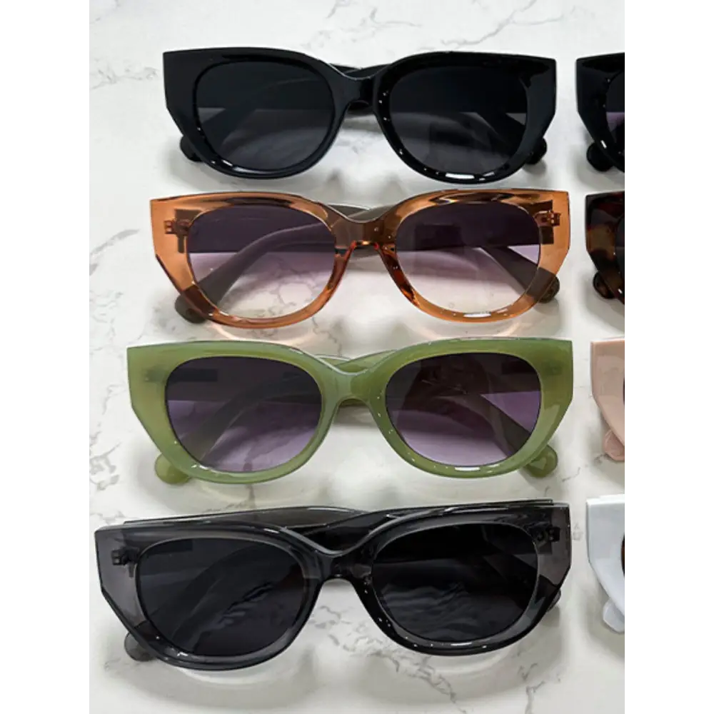 Elevate your look with cat eye polycarbonate frame sunglasses today $13.99 1-piece uv uv400, ensuring your eyes