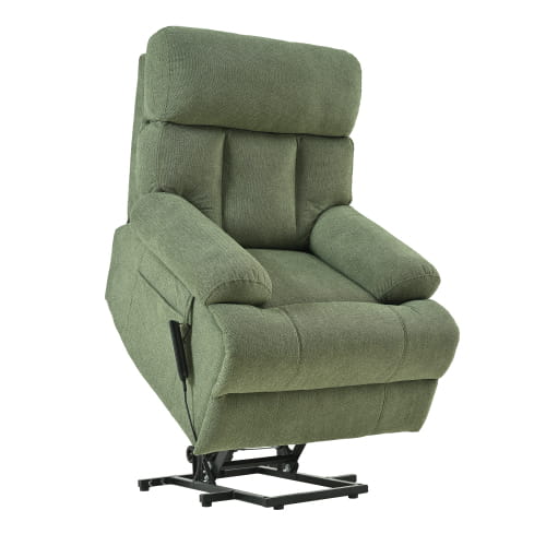 Experience luxury with the oversized power lift recliner chair