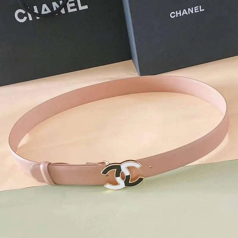 Chanel Women Logo Banding Belt 'Beige' - Maven Couture Inc