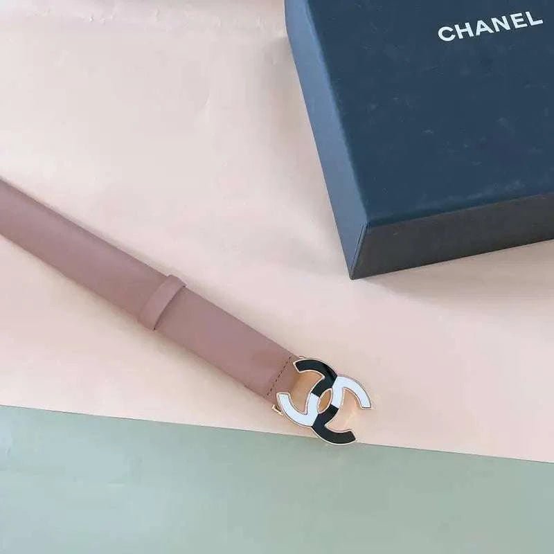 Chanel Women Logo Banding Belt 'Beige' - Maven Couture Inc