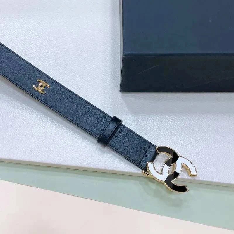 Chanel Women Logo Banding Belt 'Black' - Maven Couture Inc