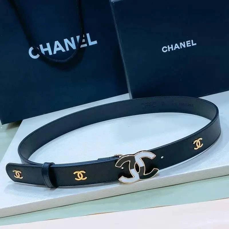 Chanel Women Logo Banding Belt 'Black' - Maven Couture Inc