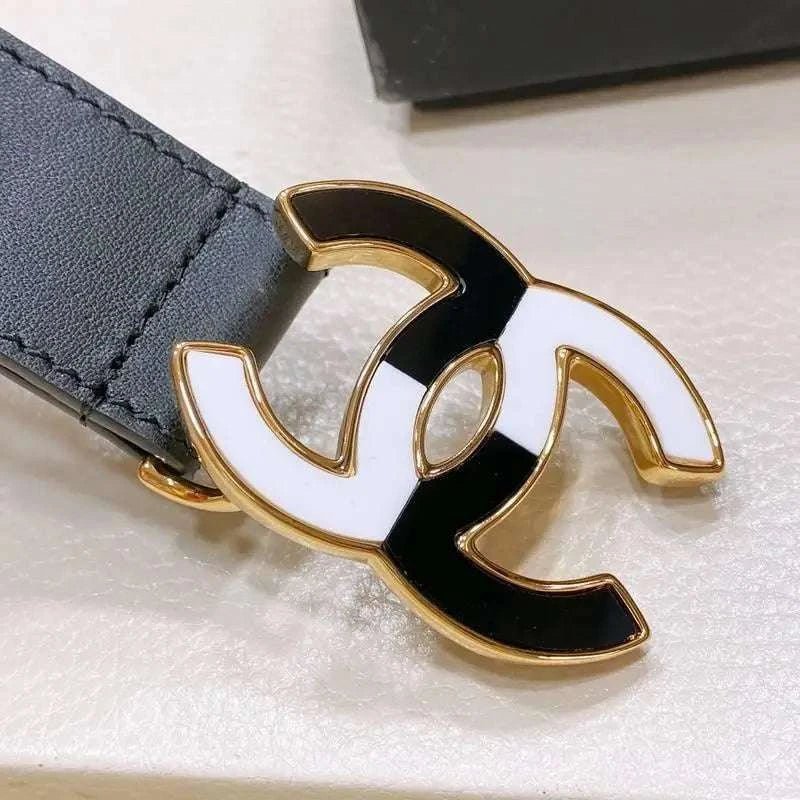 Chanel Women Logo Banding Belt 'Black' - Maven Couture Inc