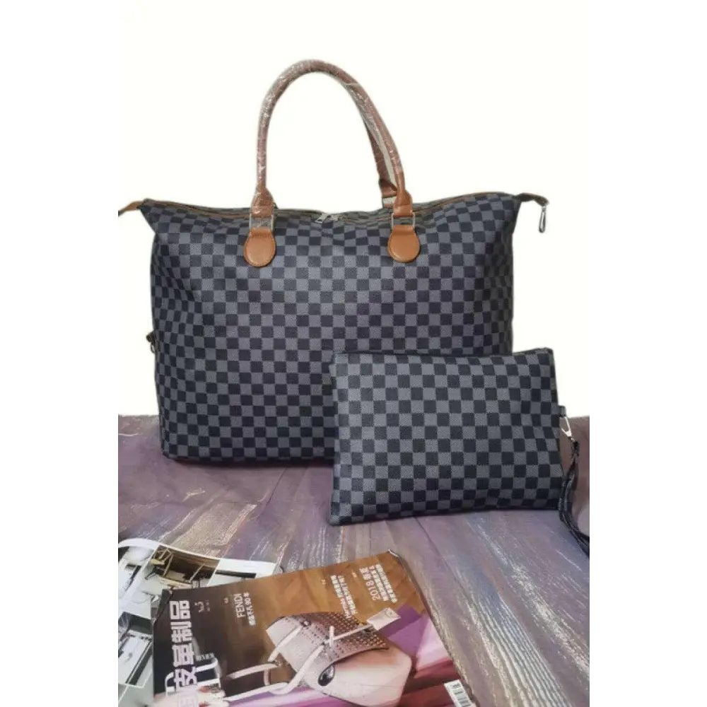 Elevate your style with the elegant checkered bag set for luxury fashion $54 tote bag bag oversize, offering ample room