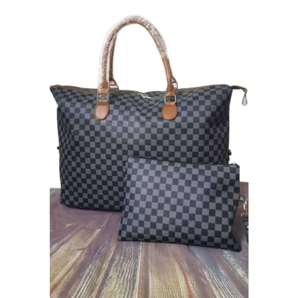 Elevate your style with the elegant checkered bag set for luxury fashion $54 tote bag bag oversize, offering ample room