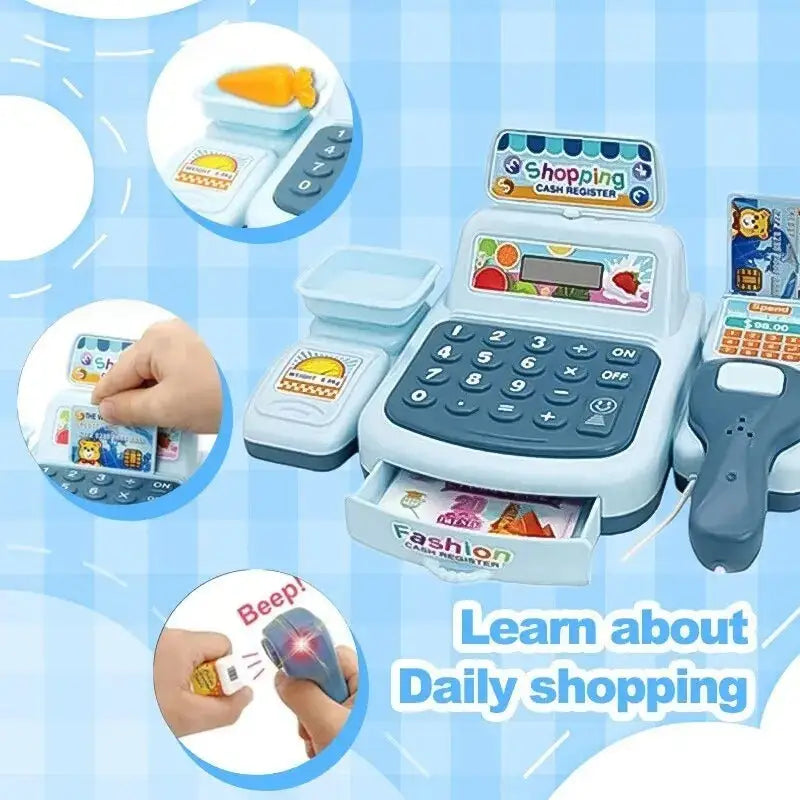 Exclusive play house toy supermarket cash register for young learners $18.99 product immerse your child in a world of *