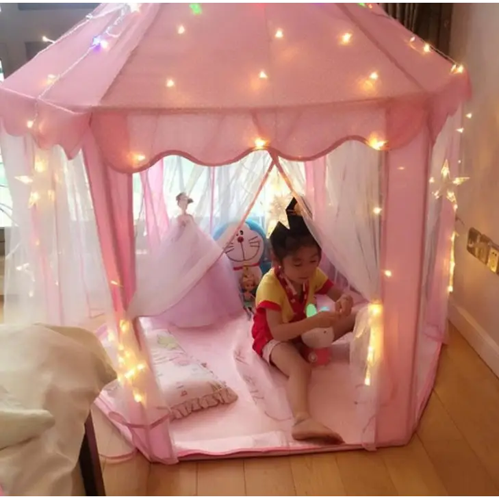 Children teepee playhouse for imaginative adventures and luxury style $109.99 experience the whimsical charm of a pink