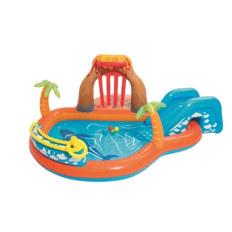 Vibrant inflatable volcano play pool for unforgettable water adventures $259.99 product dive into a world of fun