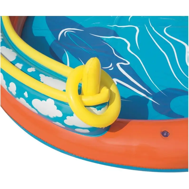 Vibrant inflatable volcano play pool for unforgettable water adventures $259.99 product dive into a world of fun