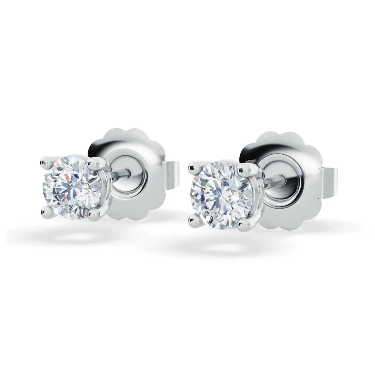 Classic Lab Diamond Stud Earrings (1/4 ct. tw.) – VS+ Clarity - 14k White or Yellow Gold Over Sterling Silver - Maven Couture IncEarrings