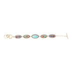 Concho Colorful Golden Link Bracelet - Maven Couture IncBracelets
