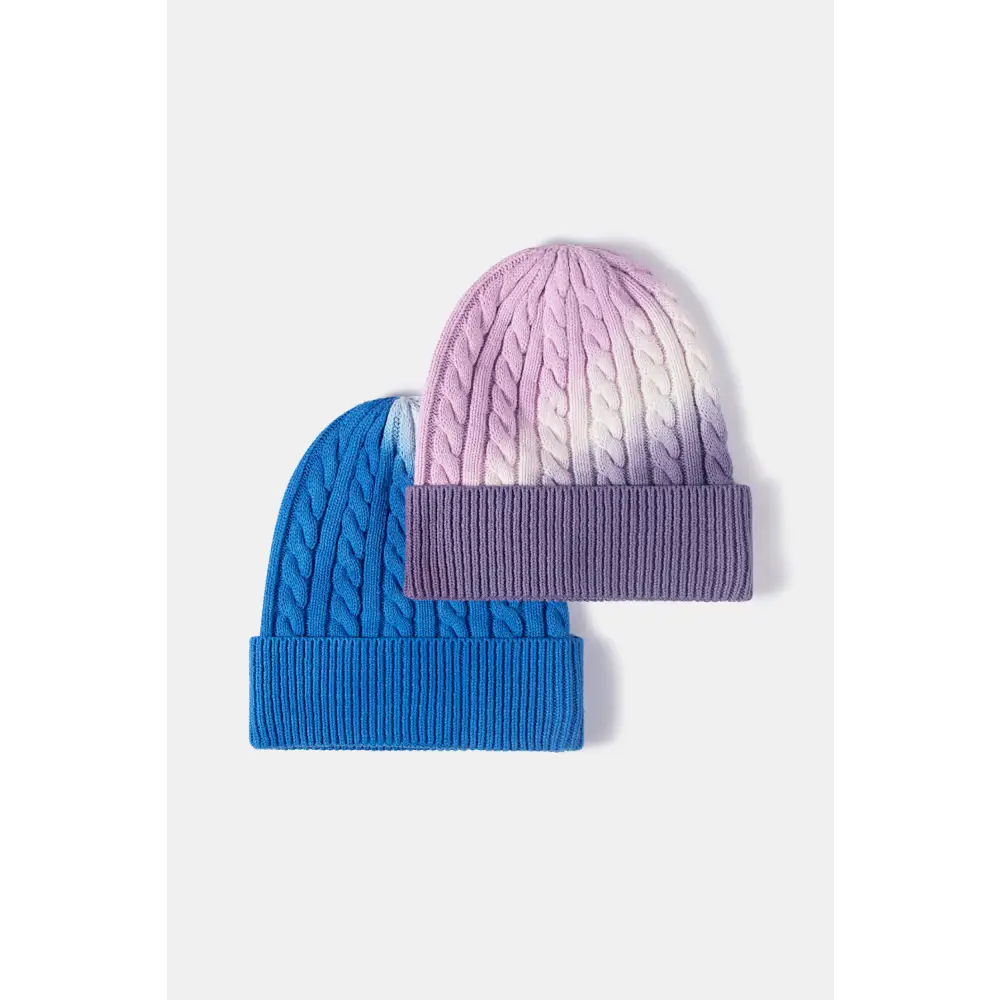 Elevate your wardrobe with a luxury fashion contrast tie-dye beanie $13.99 picture flat lay beanie pattern contrast