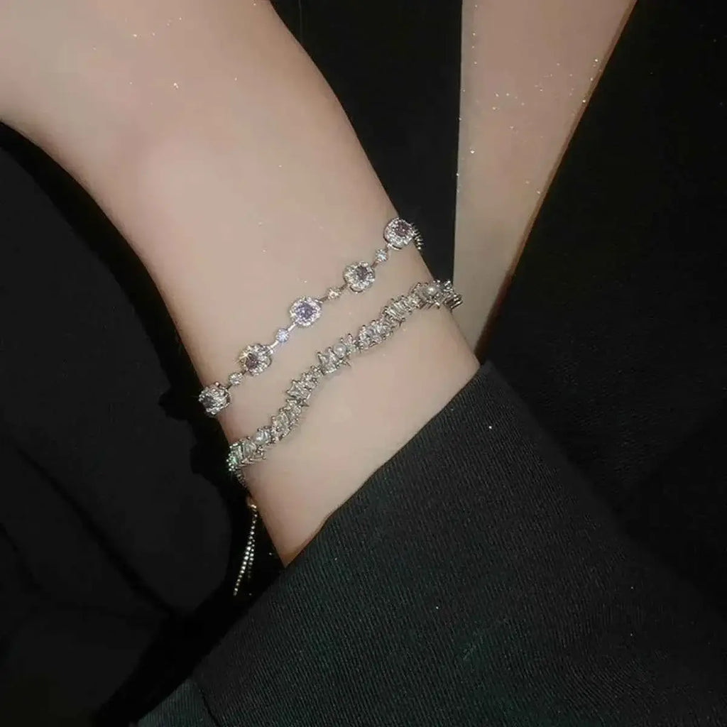 Copper Zircon Bracelet