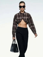 Crop Top Shirt Woman BYMANYC ® New York BOWERY GRUNGE - New Collection